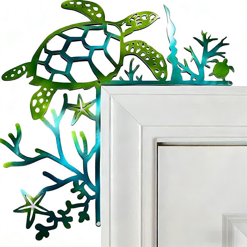 Décoration de cadre de porte avec motifs marins - image 2
