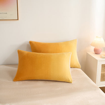 Ensemble de literie chaud en peluche dégradée (4 pièces) - image 3