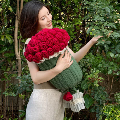 Housse de coussin 2 en 1 à motif bouquet de roses - image 3