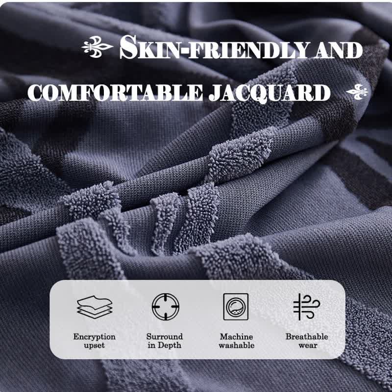 Housse de canapé élastique jacquard avec surface antidérapante - image 4