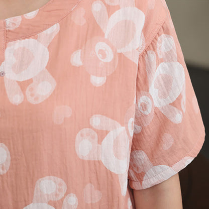 Ensemble sauna et vêtements d'intérieur pour couples en gaze d'ours - image 7