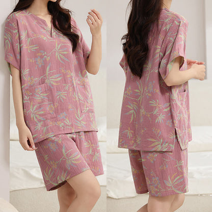 Ensemble kimono pyjama respirant en gaze de coton - image 4