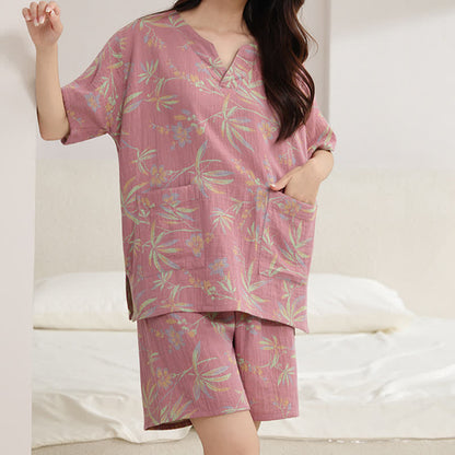 Ensemble kimono pyjama respirant en gaze de coton - image 5