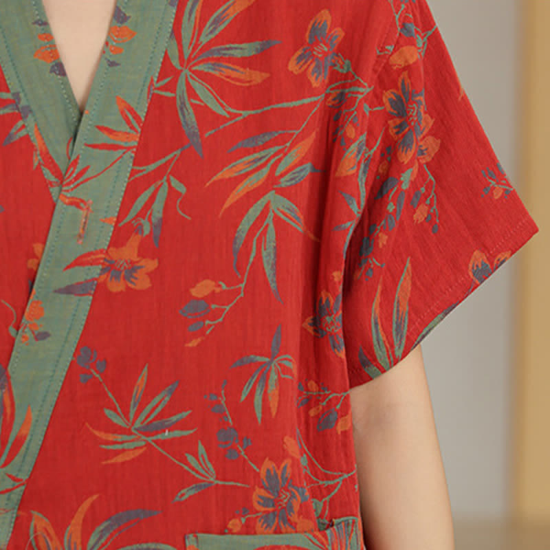 Pyjama kimono à séchage rapide en gaze de coton - image 3
