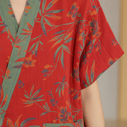 Pyjama kimono à séchage rapide en gaze de coton - image 3
