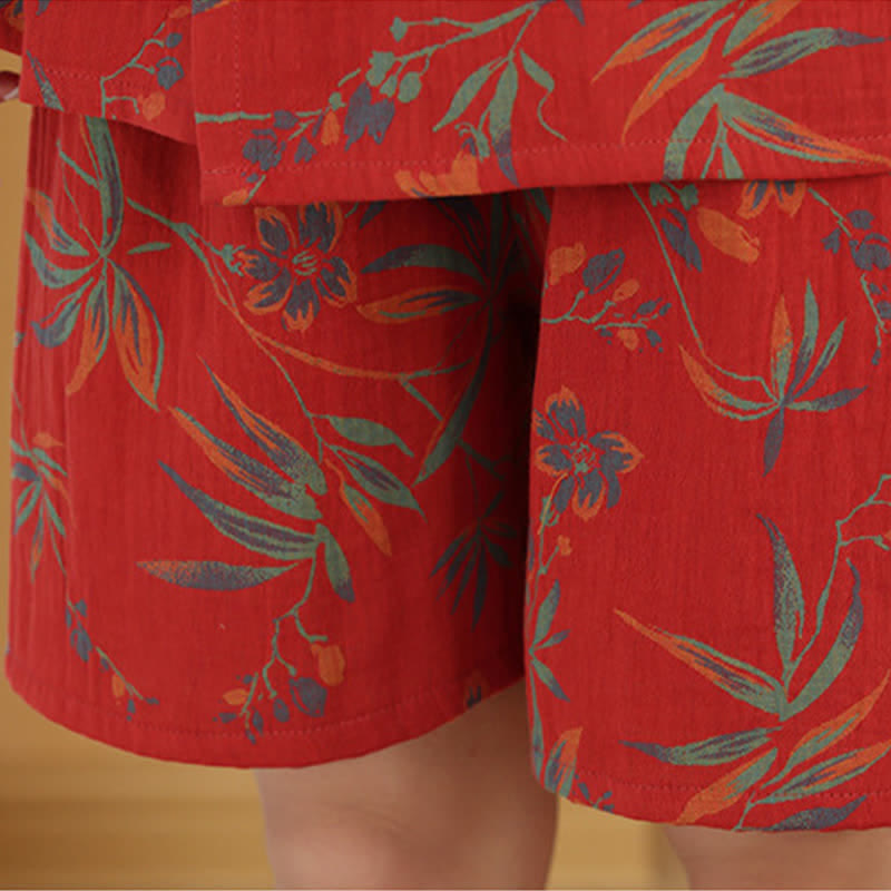 Pyjama kimono à séchage rapide en gaze de coton - image 4
