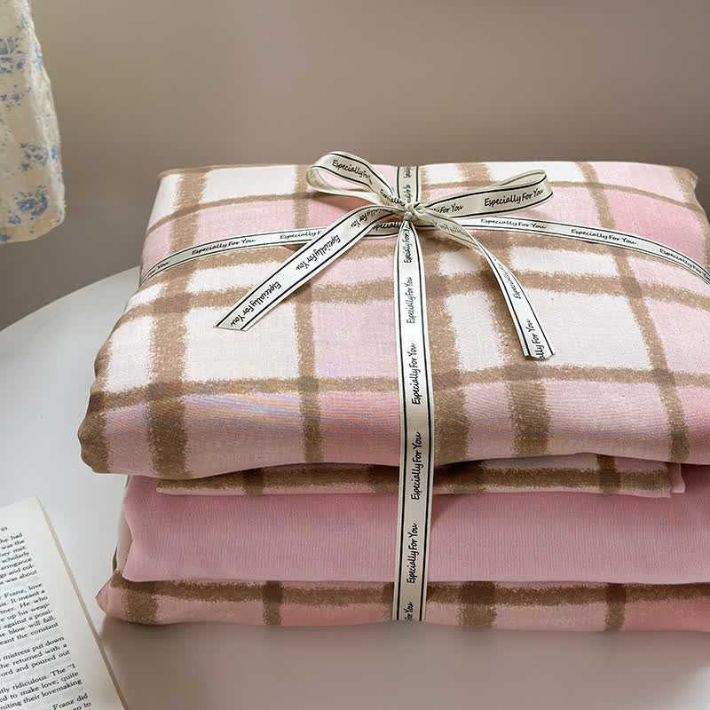 Ensemble de literie en gaze de coton au style frais - image 1