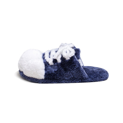 Pantoufles en peluche à motif de pattes de chat, à lacets et bout fermé - image 8