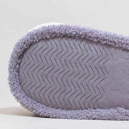 Pantoufles en peluche à motif de pattes de chat, à lacets et bout fermé - image 16