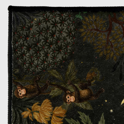 Tapis rectangulaire à motif animalier tropical - image 10