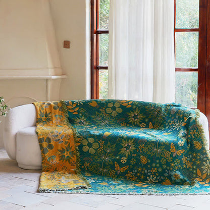 Couette réversible en gaze de coton à motifs floraux et papillons - image 6