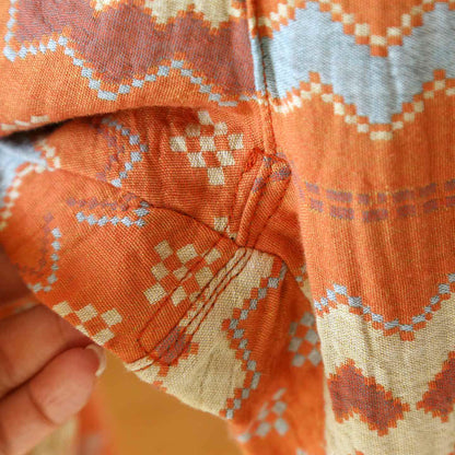 Ensemble de vêtements d'intérieur vintage en coton à vagues pour couples - image 12