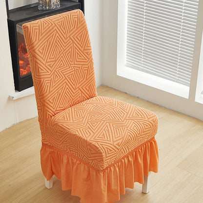 Housse de chaise de salle à manger extensible et géométrique - image 5