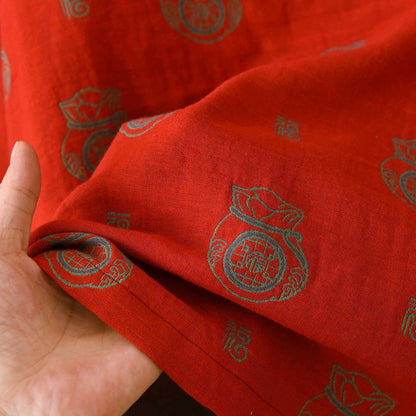 Ensemble de vêtements d'intérieur en coton avec motif de sac porte-bonheur - image 9