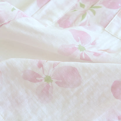 Peignoir de style kimono en gaze de coton à motif de fleurs de cerisier - image 11