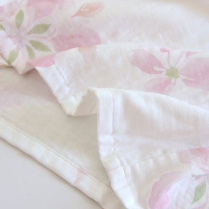 Peignoir de style kimono en gaze de coton à motif de fleurs de cerisier - image 10