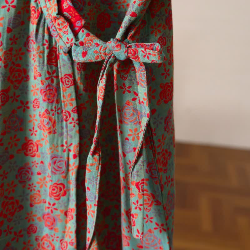 nuisette romantique en coton à volants roses - image 11