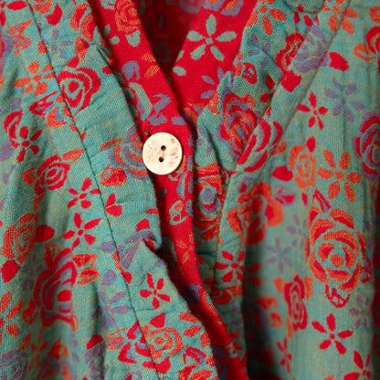 nuisette romantique en coton à volants roses - image 12