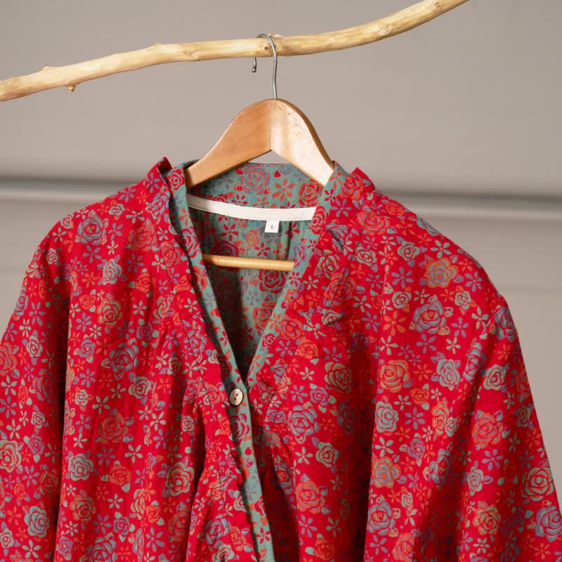 nuisette romantique en coton à volants roses - image 5