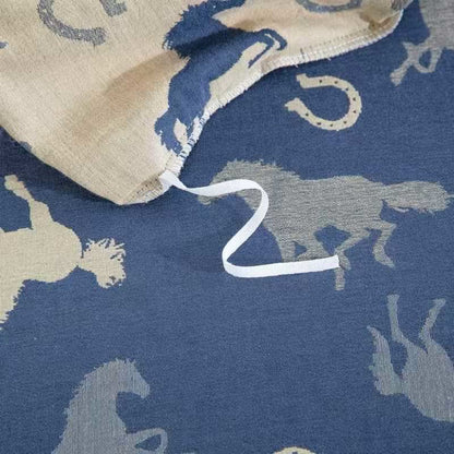 Ensemble de literie « Poney fantaisiste » en gaze de coton (4 pièces) - image 6