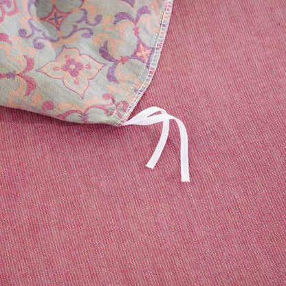 Ensemble de literie en gaze de coton à motif vintage (4 pièces) - image 6