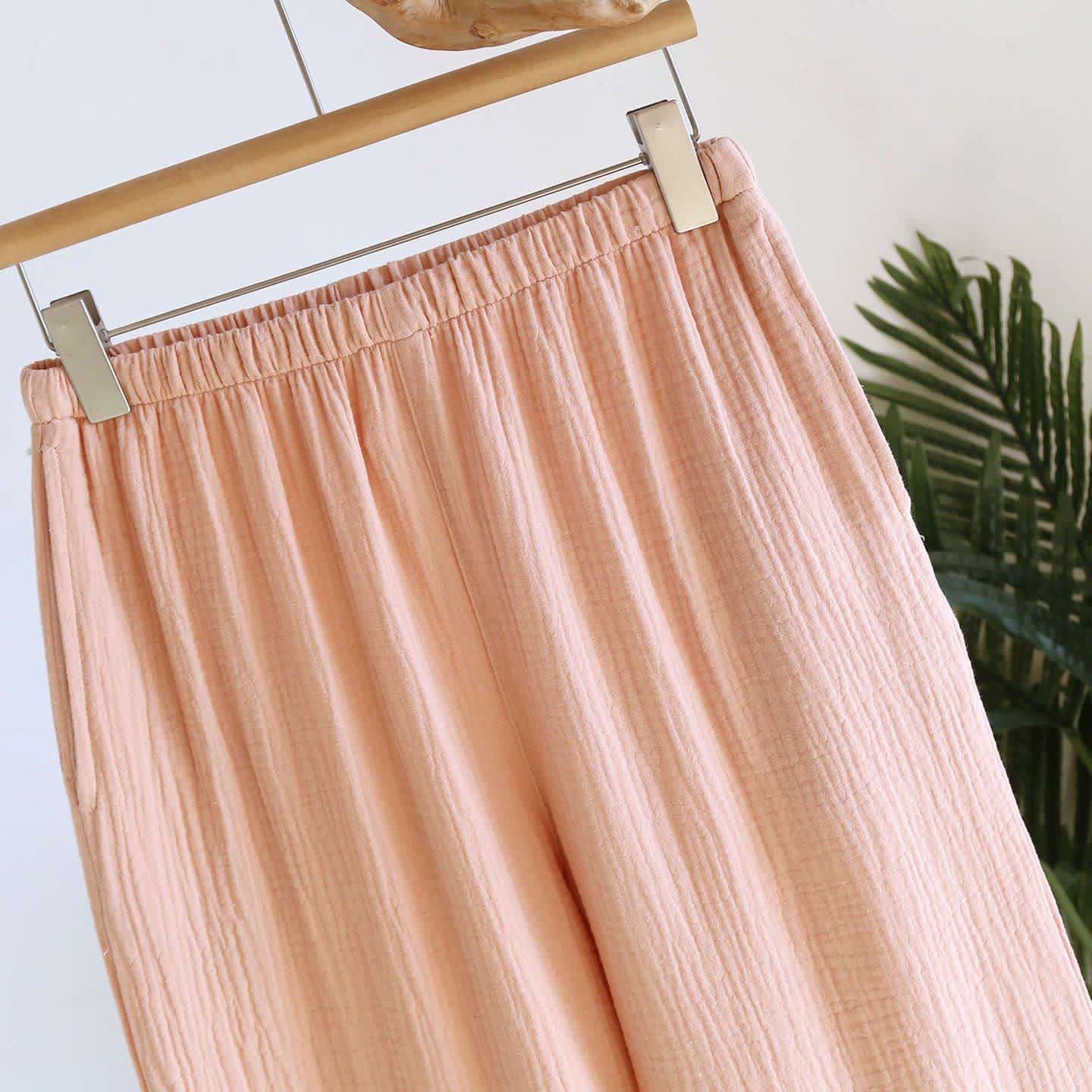 Ensemble de vêtements d'intérieur minimalistes unis en coton - image 12