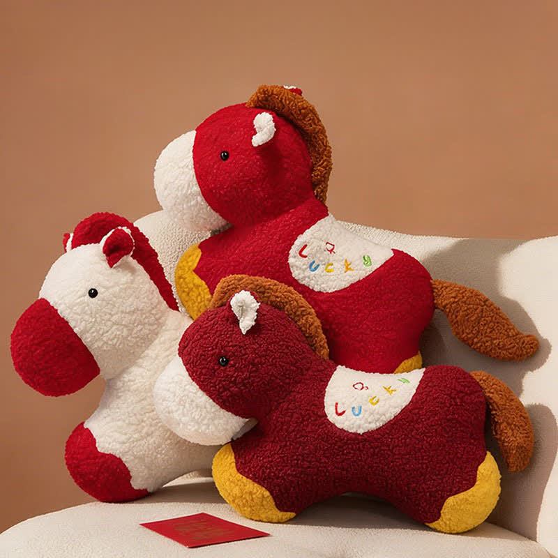 Coussin lombaire festif pour l'Année du Cheval 2026 - image 0