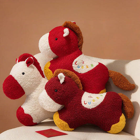 Coussin lombaire festif pour l'Année du Cheval 2026 - image 0
