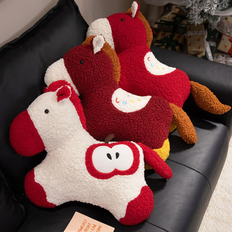Coussin lombaire festif pour l'Année du Cheval 2026 - image 1