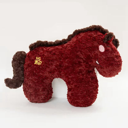 Coussin en peluche à l'effigie de la mascotte du cheval 2026 - UN - 60 cm x 45 cm - image 6