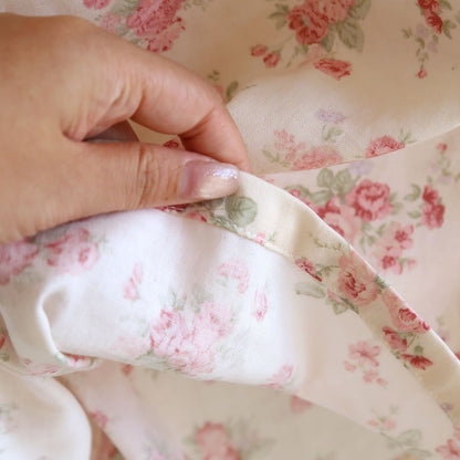 Pyjama romantique à roses en gaze de coton - image 9
