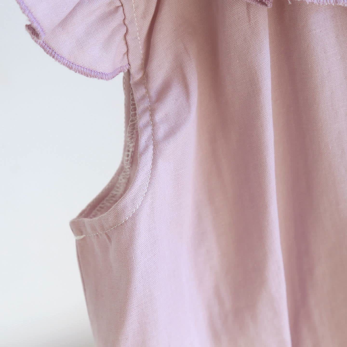 Ensemble pyjama débardeur à volants uni - image 10