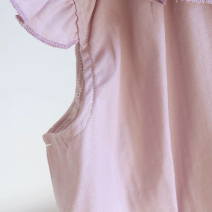 Ensemble pyjama débardeur à volants uni - image 10