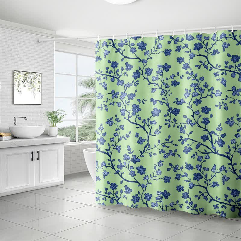Rideau de douche à motifs floraux - image 5