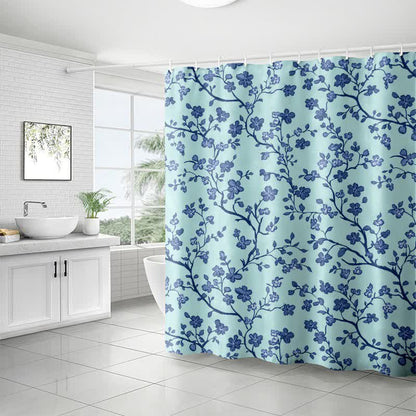 Rideau de douche à motifs floraux - image 7