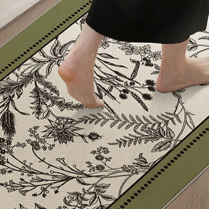 Tapis vintage élégant à motif floral - image 3