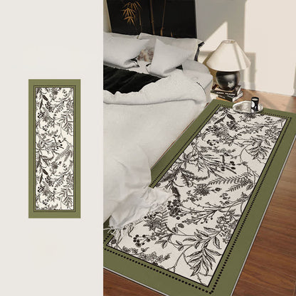 Tapis vintage élégant à motif floral - image 2