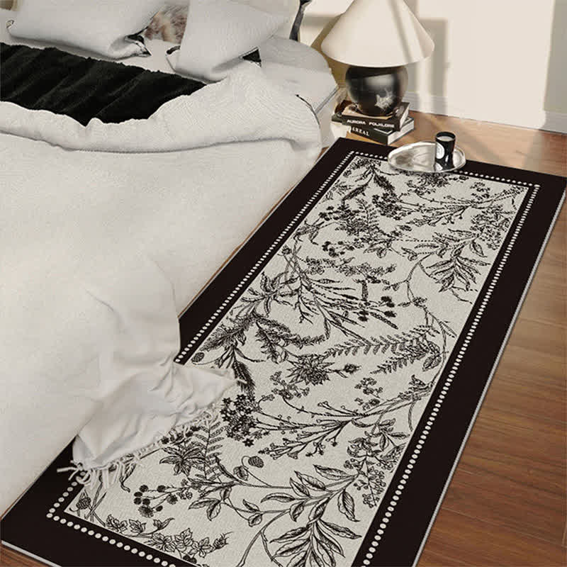 Tapis vintage élégant à motif floral - image 6