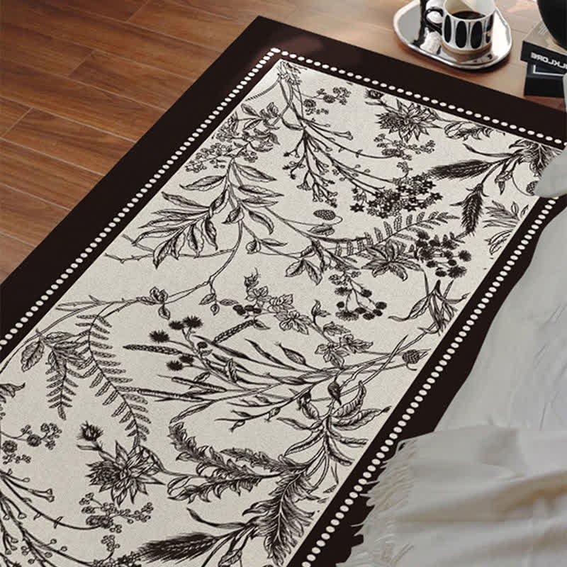 Tapis vintage élégant à motif floral - image 7