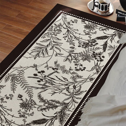 Tapis vintage élégant à motif floral - image 7