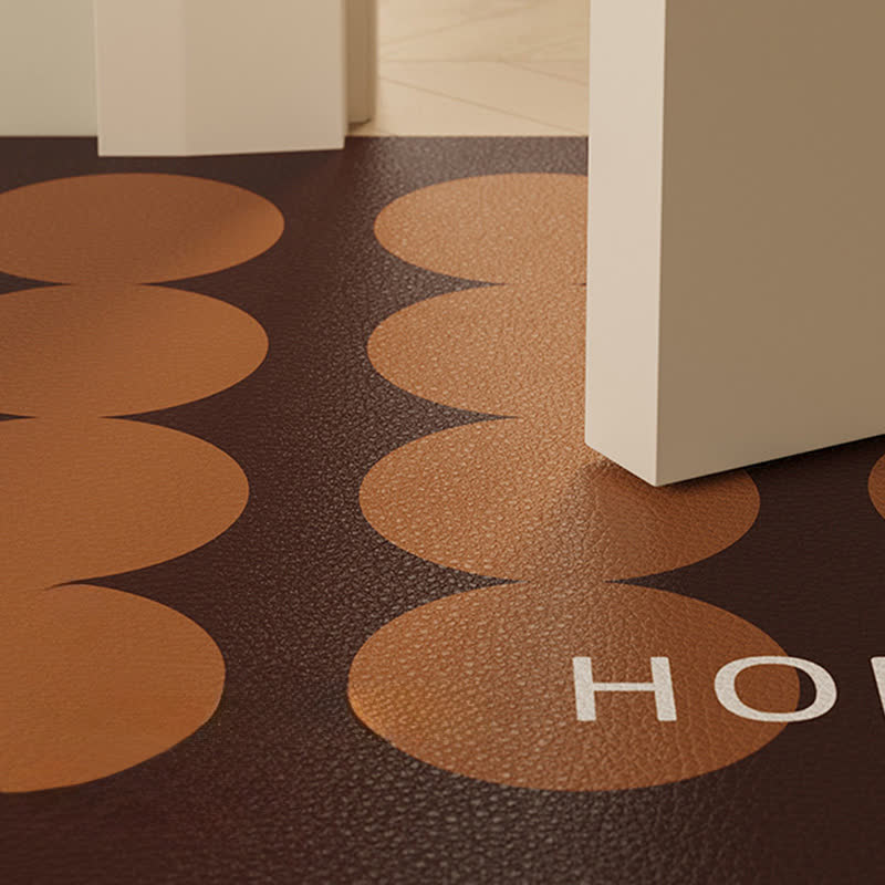 Tapis de cuisine géométrique à pois - image 1