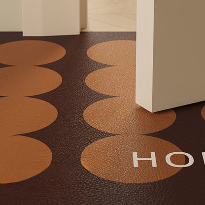 Tapis de cuisine géométrique à pois - image 1