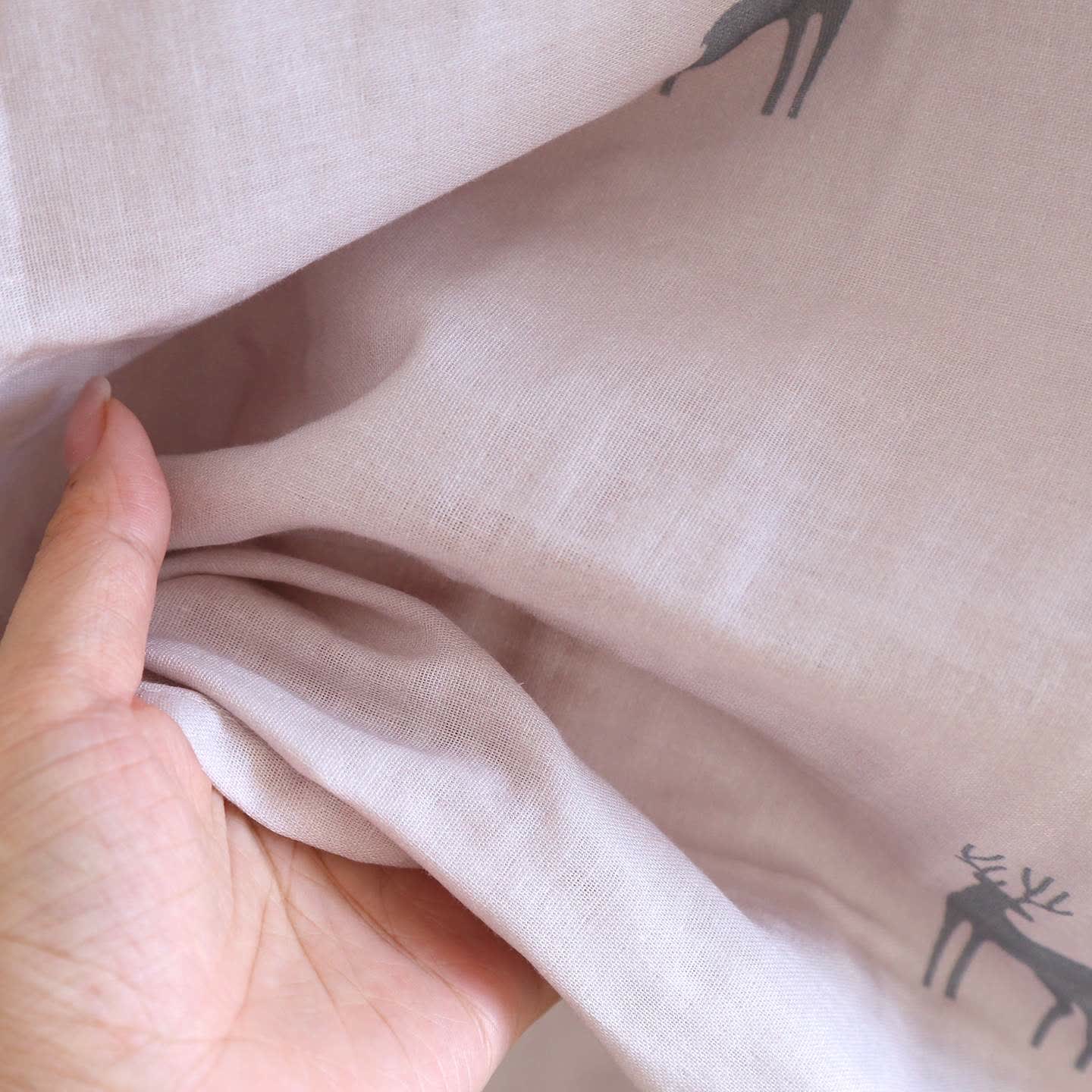 Peignoir de style kimono en gaze de coton à motif de cerf pour couples - image 10