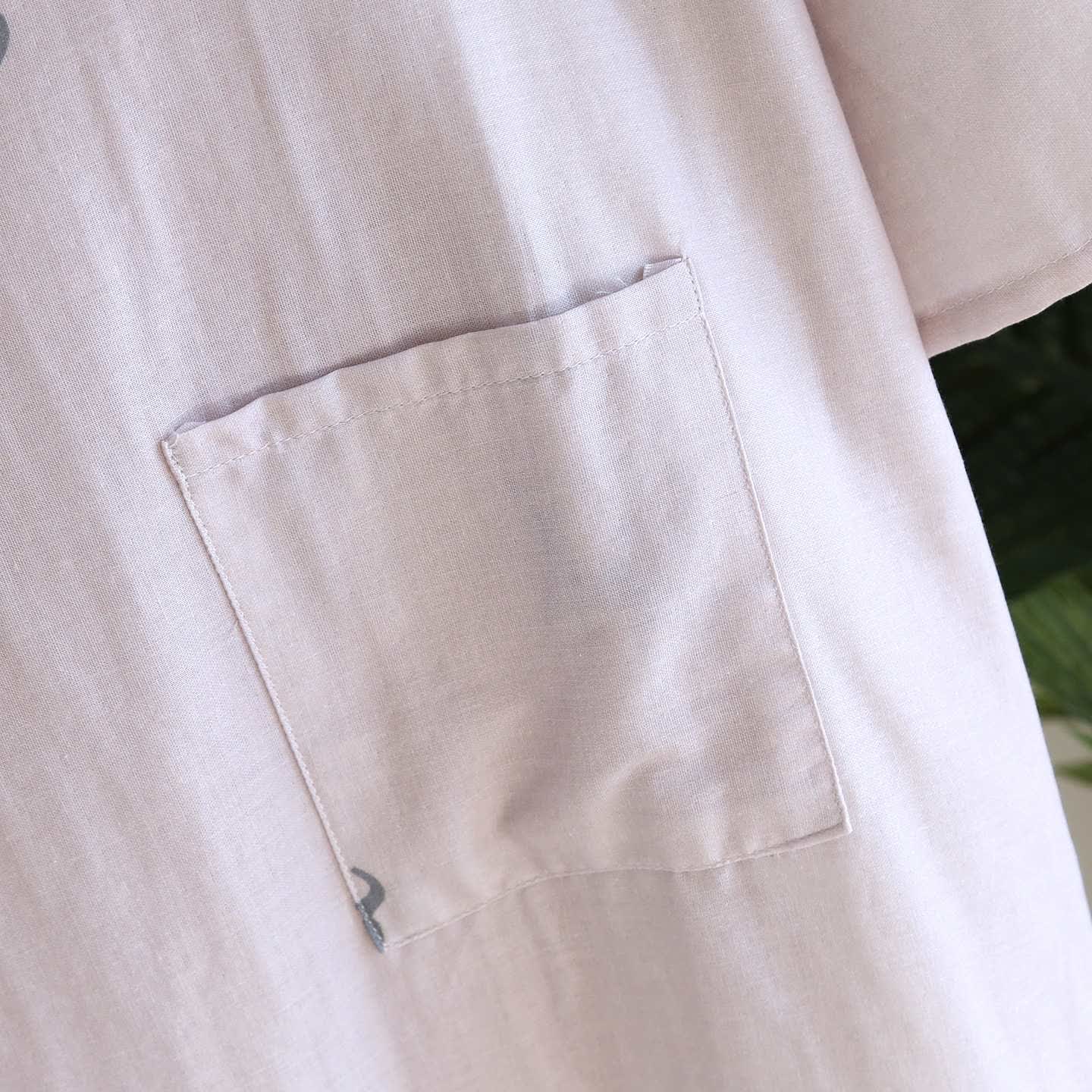 Peignoir de style kimono en gaze de coton à motif de cerf pour couples - image 7