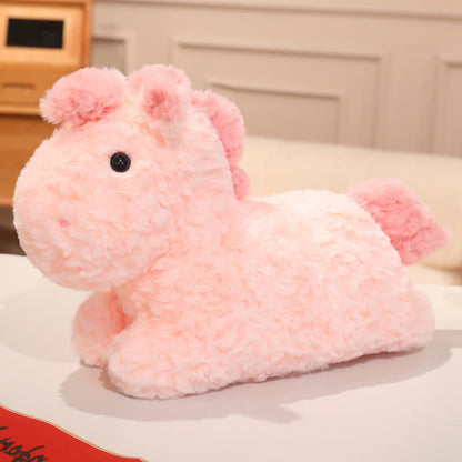 Coussin mignon avec le cheval du zodiaque - Rose - 2 pièces - 30 cm - image 8