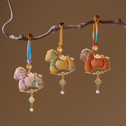 Décoration suspendue à pompon de cheval oriental - image 0