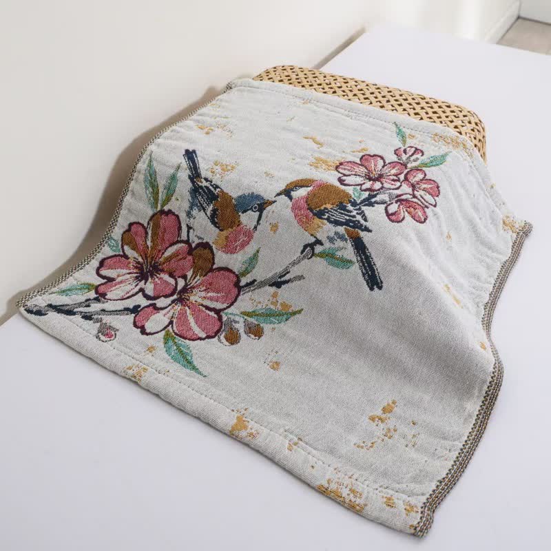 Torchon de cuisine en gaze de coton de la collection Country Bird - image 1