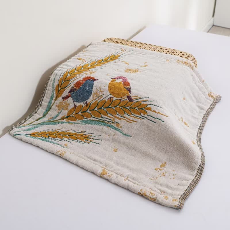 Torchon de cuisine en gaze de coton de la collection Country Bird - image 2