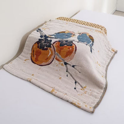 Torchon de cuisine en gaze de coton de la collection Country Bird - image 4