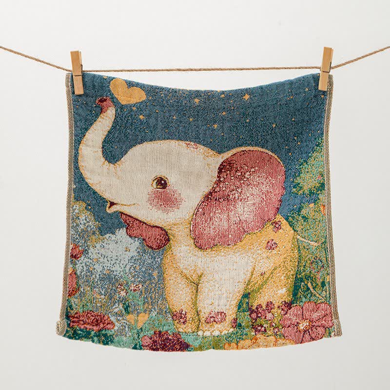 Torchon de cuisine en gaze de coton avec un joli motif animalier - image 7